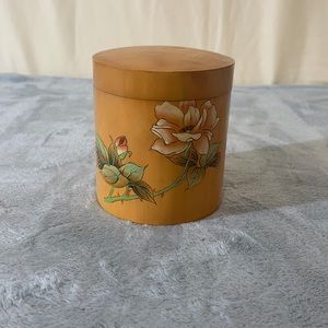 HNA Vintage Bamboo Box or Tea Cabby 4”x3.5”